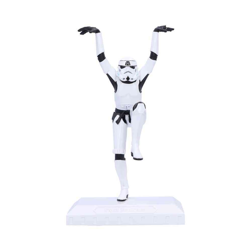 Nemesis Now Disney Star Wars - Stormtrooper Crane Kick 20.5cm Figurine - Blanc